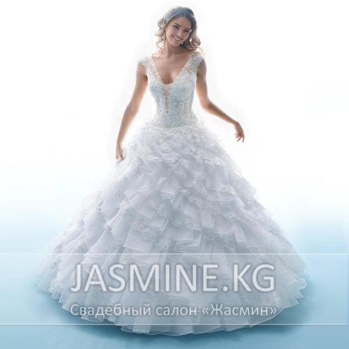 WD-40ATкөйнөк картасын ачуу Белое/серебряное свадебное пышное открытое блестящее